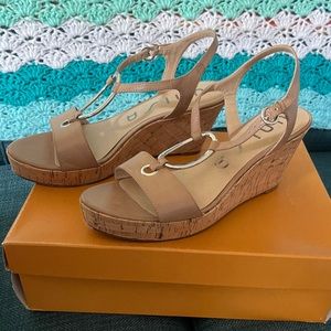 Summer wedge sandal